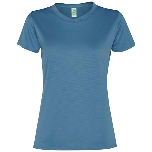 T-shirt promotionnel 100g manches courtes femme Slam Roly Bleu tempête